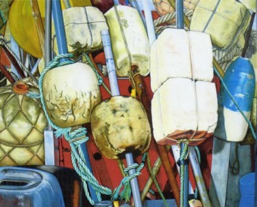 Peinture intitulée "Matières et Couleur…" par M'Do, Œuvre d'art originale, Acrylique