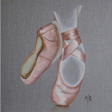 Painting titled "pointes-ii.jpg" by M'Do, Original Artwork, Acrylic