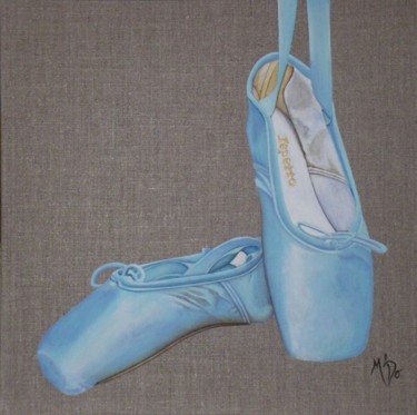 "Pointes Bleues" başlıklı Tablo M'Do tarafından, Orijinal sanat, Akrilik