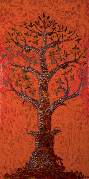 「arbre de vie.jpg」というタイトルの絵画 Marie-Dominique Boneu Hyman (MDO)によって, オリジナルのアートワーク, その他
