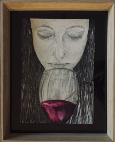 Drawing titled "“CATA I”" by M.Domarco, Original Artwork, Pencil