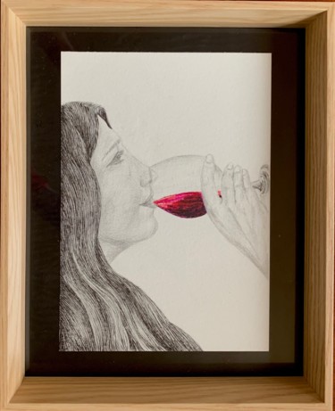 Drawing titled "“CATA III”" by M.Domarco, Original Artwork, Pencil