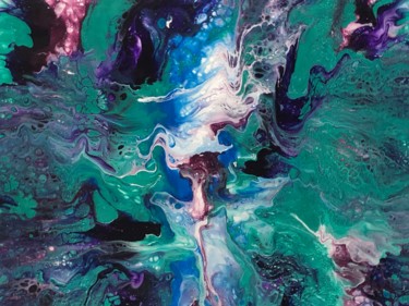 Painting titled "Galaxy I" by Art By Monique, Original Artwork