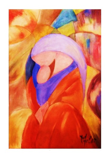 Pittura intitolato "mimoso.jpg" da Med Mehdi Idrissi, Opera d'arte originale