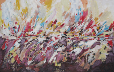 Méthamorphose Peinture intitulée "Méthamorphose" par Medberkane, Œuvre d'art originale, Huile
