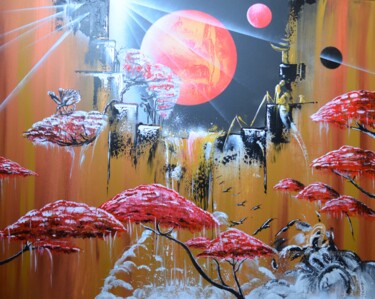 Bonne découverte Peinture intitulée "Bonne découverte" par Tolliac, Œuvre d'art originale, Acrylique