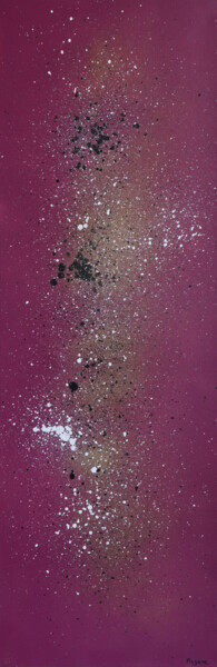 Peinture intitulée "Astronomie" par Megane Flament, Œuvre d'art originale, Acrylique