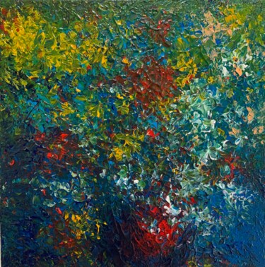 Painting titled "Floral" by Patrice Bontemps, Original Artwork, Acrylic