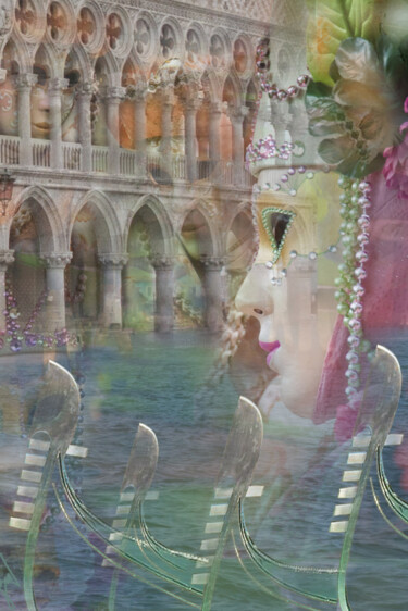 Photographie intitulée "Venise III" par Francesca Megnet, Œuvre d'art originale, Photographie numérique