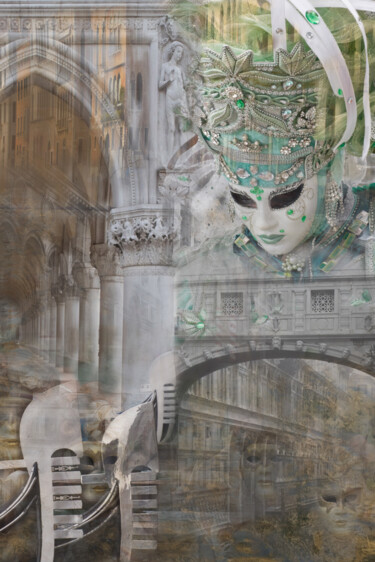 Photographie intitulée "Venise V" par Francesca Megnet, Œuvre d'art originale, Photographie numérique