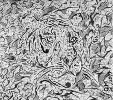 Arte digital titulada "Tiger" por Mego, Obra de arte original