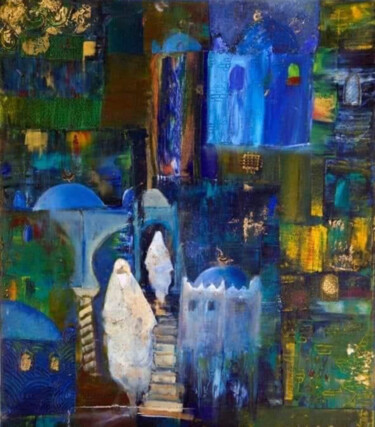 Картина под названием "Art Oriental" - Mehdi Abtroun, Подлинное произведение искусства, Акрил