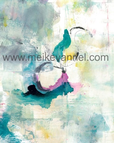 Print Nr. 3 Malerei mit dem Titel "Print Nr. 3" von Meike Van Riel, Original-Kunstwerk, Acryl