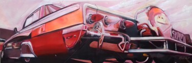Peinture intitulée "Série voitures anci…" par Meiling Alvarez Marquez, Œuvre d'art originale