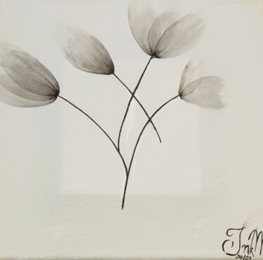 Painting titled "Bloom" by Meirilye Vigée--Surinon, Original Artwork, Acrylic
