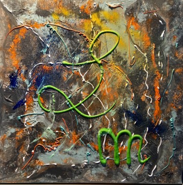 Painting titled "Streetart four, Ell…" by Mejane, Original Artwork, Acrylic