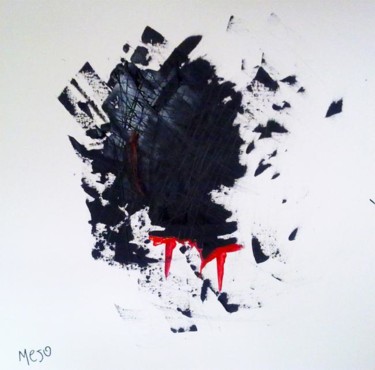 Pittura intitolato "untitled" da Mejo Informal Art Contemporary Art, Opera d'arte originale, Olio