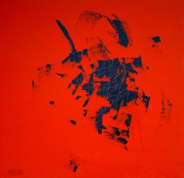 Pittura intitolato "untitled10" da Mejo Informal Art Contemporary Art, Opera d'arte originale, Olio
