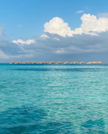 Photographie intitulée "Maldives - Hotel Re…" par Mela Castagna, Œuvre d'art originale, Photographie numérique