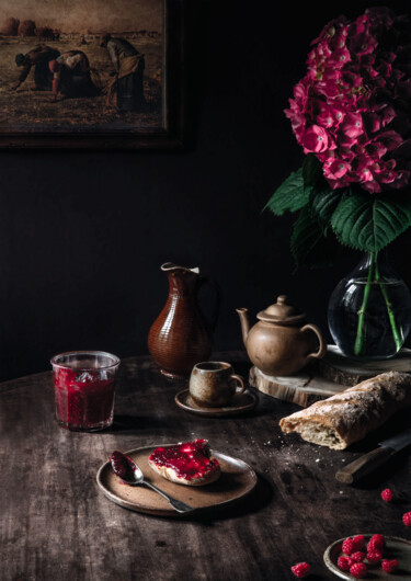 Fotografie mit dem Titel "Le petit déjeuner" von Melancholya, Original-Kunstwerk, Digitale Fotografie