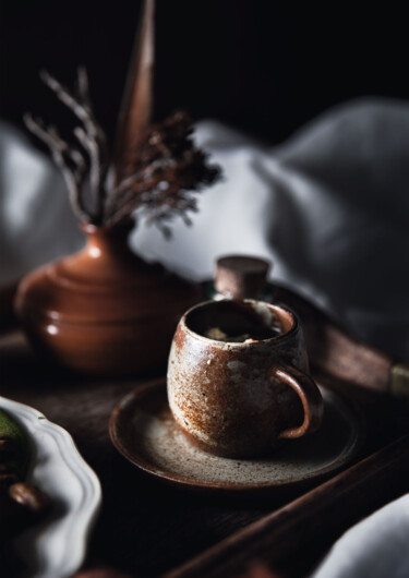 Fotografia zatytułowany „La tasse de thé” autorstwa Melancholya, Oryginalna praca, Fotografia cyfrowa