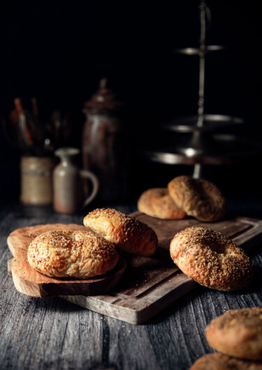 Photographie intitulée "Les petits pains" par Melancholya, Œuvre d'art originale, Photographie numérique