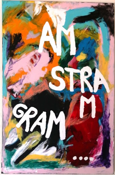 Peinture intitulée "Am Stram Gram" par Mélanie Lauzin, Œuvre d'art originale, Acrylique
