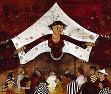 Peinture intitulée "levée de rideau !" par Melanie Lusseault, Œuvre d'art originale, Huile
