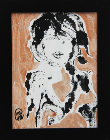 Peinture intitulée "Demoiselle numéro 3" par Melanie Maquinay, Œuvre d'art originale, Acrylique