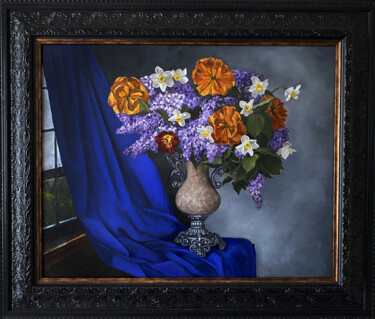 Картина под названием "("A memento of mort…" - Melanie Renaux, Подлинное произведение искусства, Масло