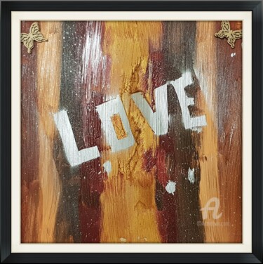 Картина под названием "Love" - Melanie Roch, Подлинное произведение искусства, Акрил