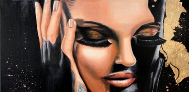 Painting titled "So chic" by Mélanie Flamin, Original Artwork, Oil