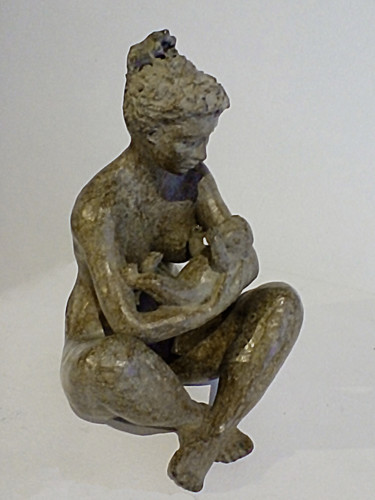 Sculpture intitulée "MATERNITE" par Melanie Quentin, Œuvre d'art originale, Métaux