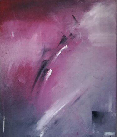 Peinture intitulée "Rosée" par Mélanie Santa Cruz, Œuvre d'art originale, Huile
