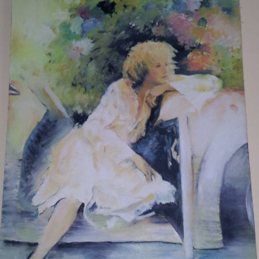 Painting titled "Kadının ahusu.." by Umut Umelec, Original Artwork
