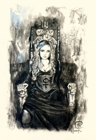 Drawing titled "" La Emperatriz". (…" by Miguel Angel López Melgarejo, Original Artwork