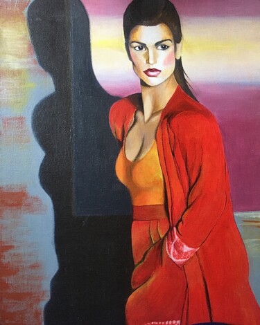 Painting titled "Dirty Diana" by Melina Abdrashitova, Original Artwork, Acrylic
