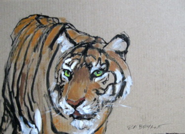 Painting titled "Tigress" by Em Bryant, Original Artwork