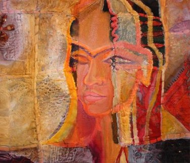 Painting titled "Remembering Egypt" by Melinda Torok, Original Artwork, Oil