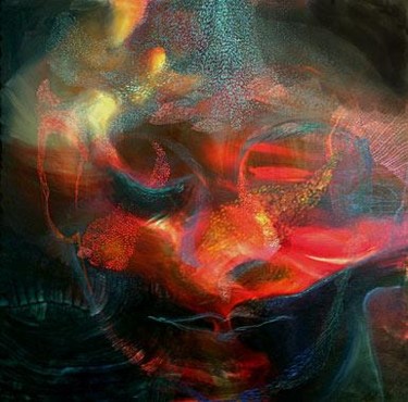 Painting titled "Game of Light" by Melinda Torok, Original Artwork, Oil