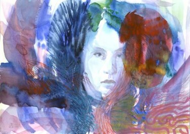 Painting titled "Transformation I" by Melinda Torok, Original Artwork, Oil