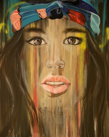 Peinture intitulée ""Age of the Selfie…" par Mélissa Beaulieu, Œuvre d'art originale, Acrylique