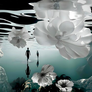 Digital Arts titled "Timeless Serenity -…" by Mélissa Boï, Original Artwork, AI generated image