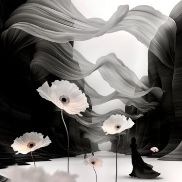 Arte digitale intitolato "Futuristic tale - 2" da Mélissa Boï, Opera d'arte originale, Immagine generata dall'IA