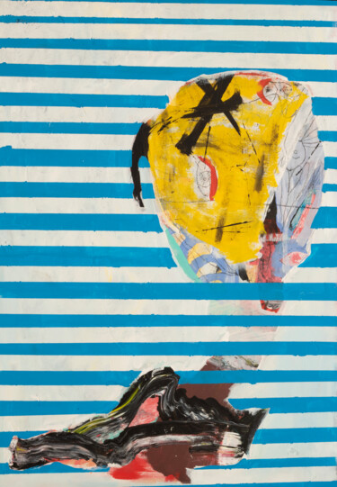 "Snail Dog" başlıklı Tablo Melissa Monroe tarafından, Orijinal sanat, Akrilik Ahşap panel üzerine monte edilmiş