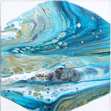 Картина под названием "Neptun" - Melissa Schaller, Подлинное произведение искусства, Акрил