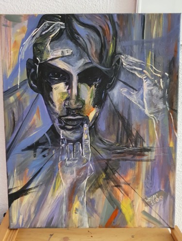 Painting titled "Underground sanctua…" by Melissa Weiser, Original Artwork, Acrylic