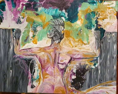 Картина под названием "Bewusstsein" - Melissa Weiser, Подлинное произведение искусства, Акрил