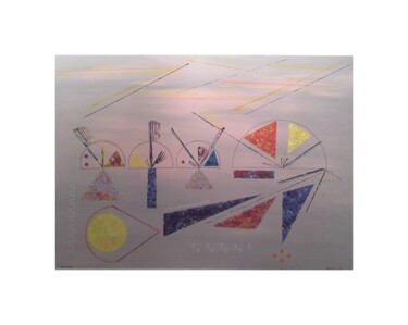 Peinture intitulée "Dunes" par Mélissian, Œuvre d'art originale, Acrylique