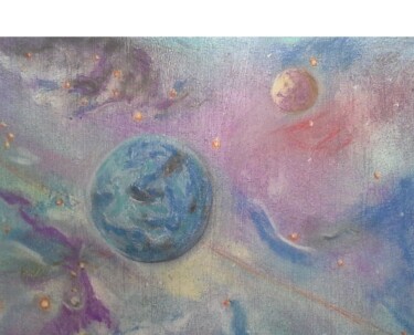 Tekening getiteld "Stardust" door Mélissian, Origineel Kunstwerk, Pastel